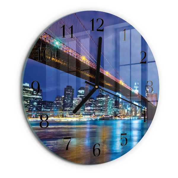 Reloj de pared redondo Puente