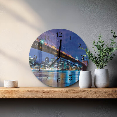 Reloj de pared redondo Puente
