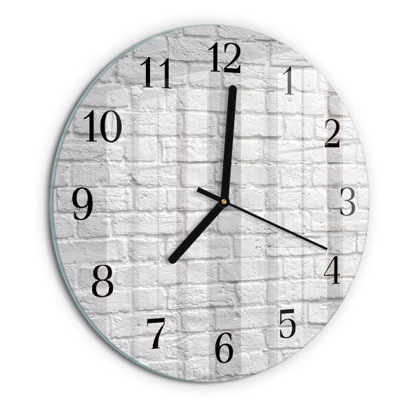Reloj de pared redondo Ladrillo