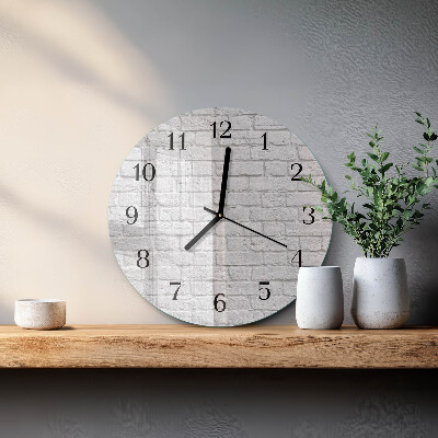 Reloj de pared redondo Ladrillo