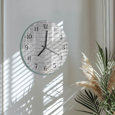 Reloj de pared redondo Ladrillo