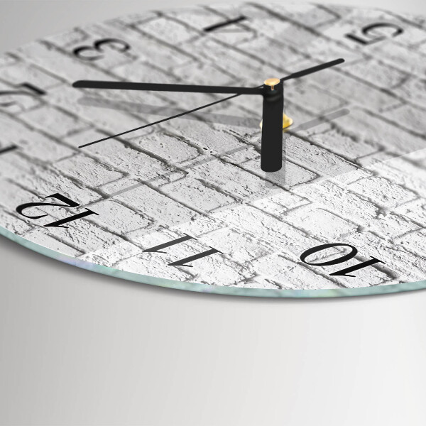 Reloj de pared redondo Ladrillo