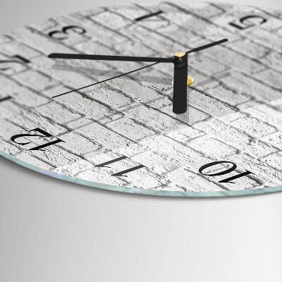 Reloj de pared redondo Ladrillo