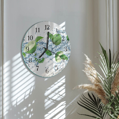 Reloj de pared redondo Carbonato de calcio
