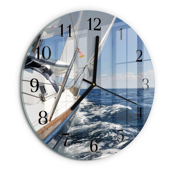 Reloj de pared redondo Yate