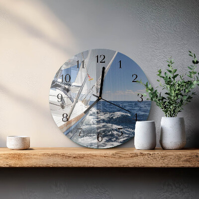 Reloj de pared redondo Yate