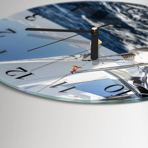 Reloj de pared redondo Yate