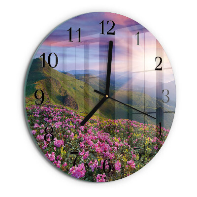 Reloj de pared redondo Paisaje