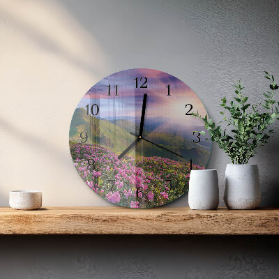 Reloj de pared redondo Paisaje