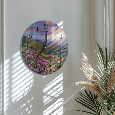 Reloj de pared redondo Paisaje