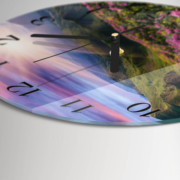 Reloj de pared redondo Paisaje
