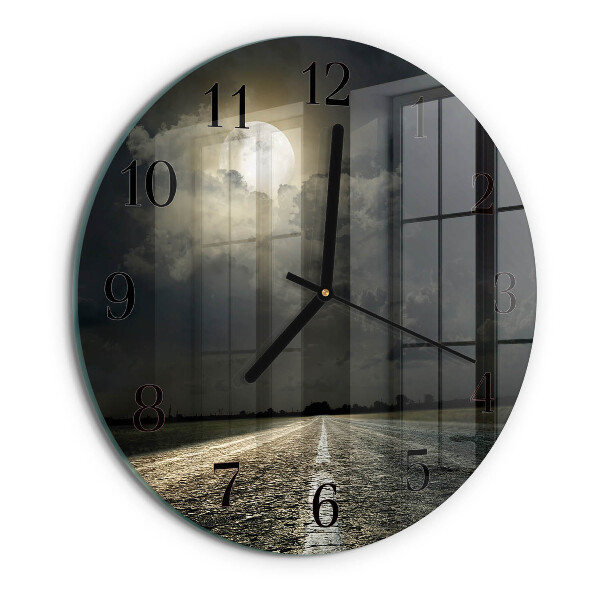 Reloj de pared redondo Camino de la Luna