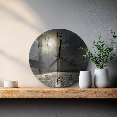 Reloj de pared redondo Camino de la Luna