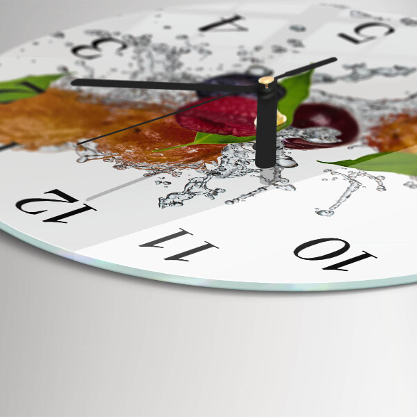 Reloj de pared redondo Fruta