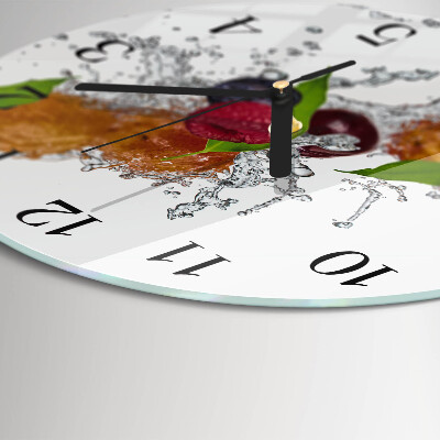 Reloj de pared redondo Fruta