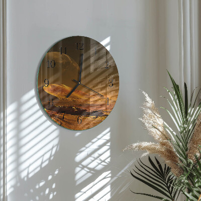 Reloj de pared redondo Desierto