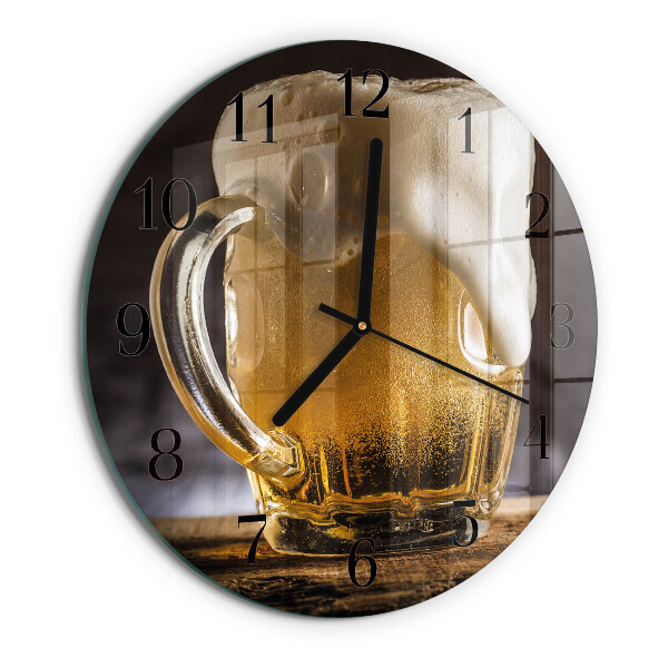 Reloj de pared redondo Cerveza