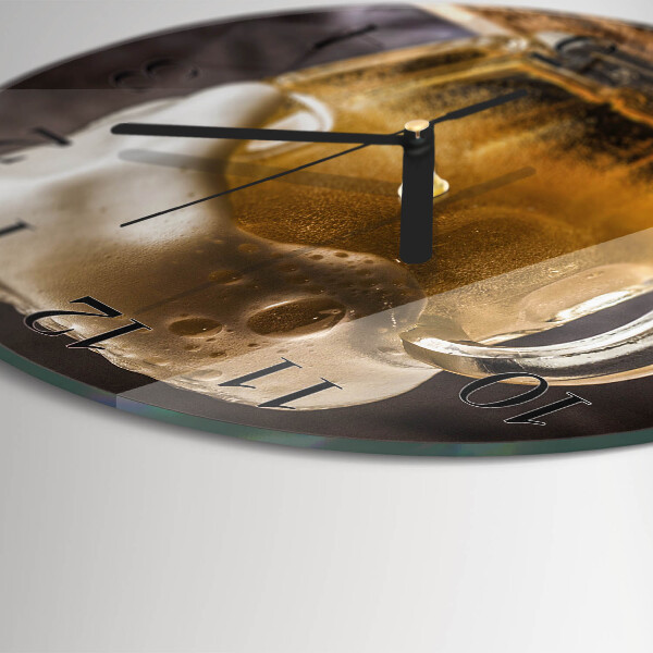 Reloj de pared redondo Cerveza