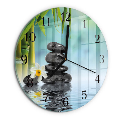Reloj de pared redondo Piedras