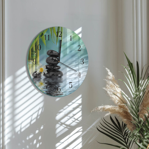 Reloj de pared redondo Piedras