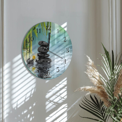 Reloj de pared redondo Piedras