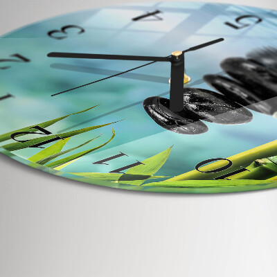 Reloj de pared redondo Piedras