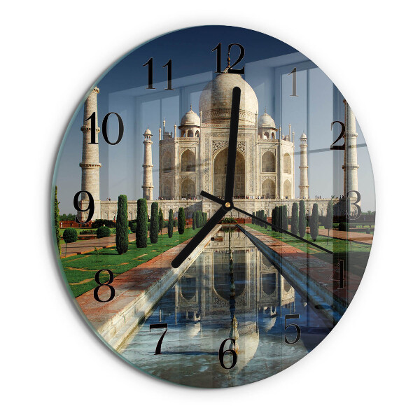 Reloj de pared redondo Taj Mahal