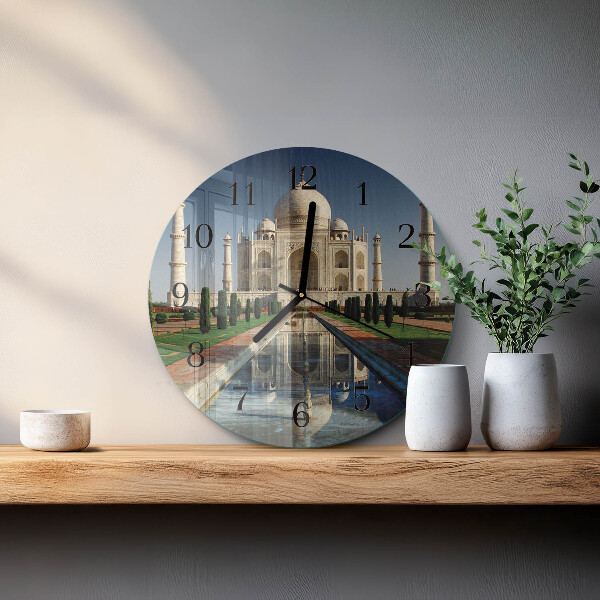 Reloj de pared redondo Taj Mahal