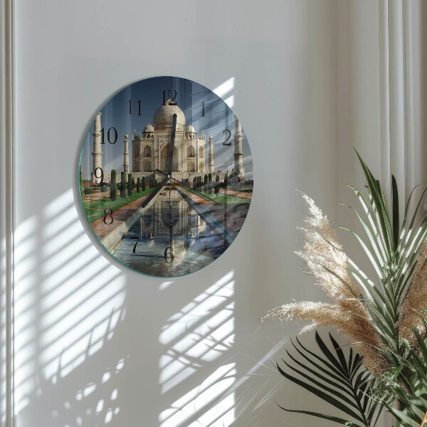 Reloj de pared redondo Taj Mahal