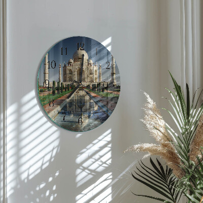 Reloj de pared redondo Taj Mahal