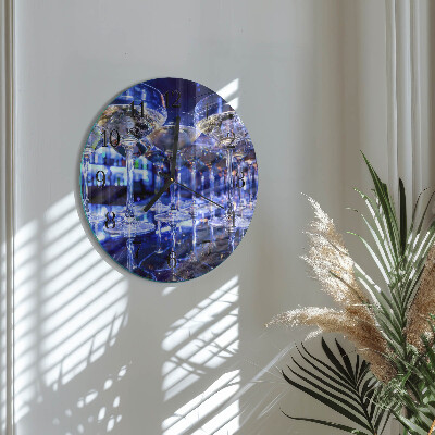 Reloj de pared redondo Anteojos