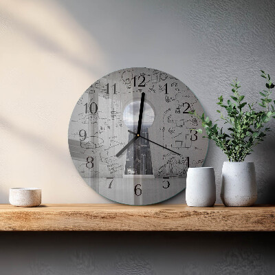 Reloj de pared redondo Ojo de cerradura