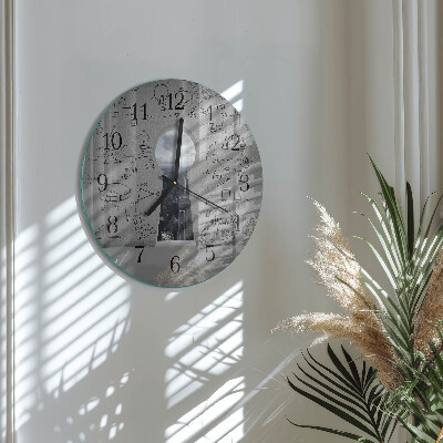 Reloj de pared redondo Ojo de cerradura