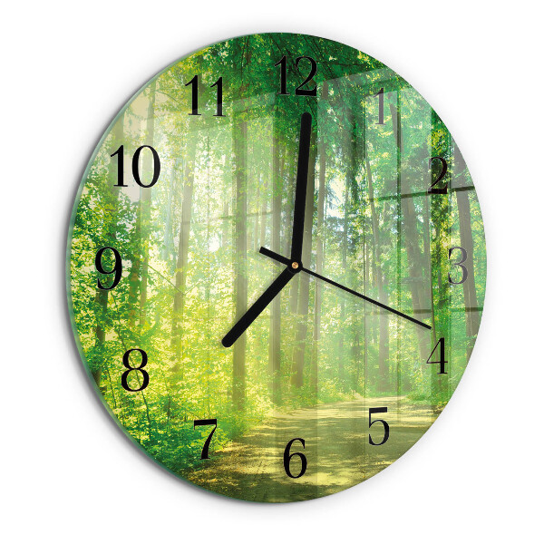 Reloj de pared redondo Naturaleza del bosque