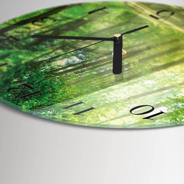 Reloj de pared redondo Naturaleza del bosque