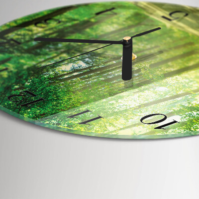 Reloj de pared redondo Naturaleza del bosque
