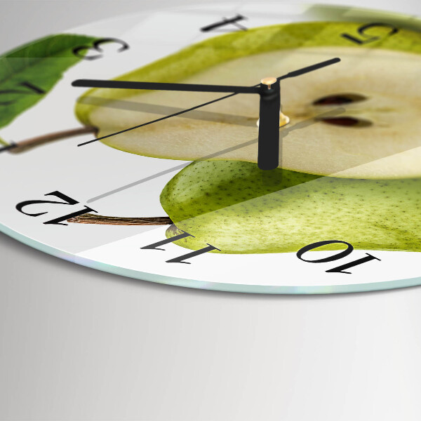 Reloj de pared redondo peras