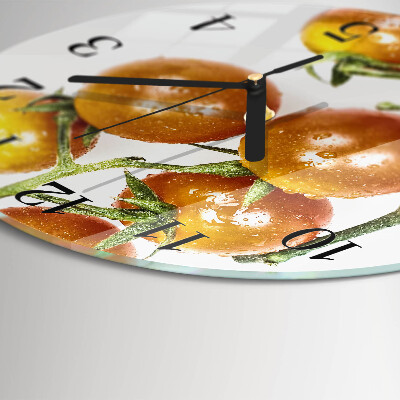 Reloj de pared redondo Tomates