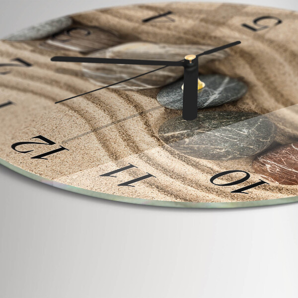 Reloj de pared redondo Piedras Arena