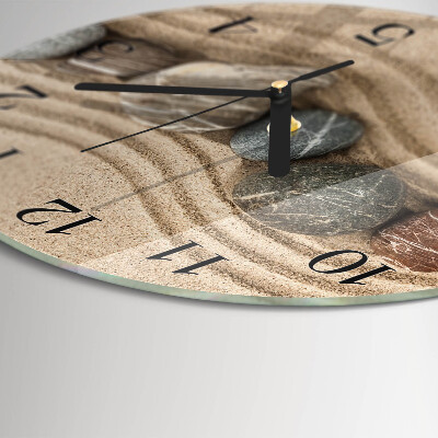 Reloj de pared redondo Piedras Arena