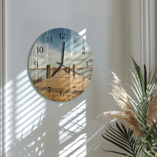 Reloj de pared redondo Puente