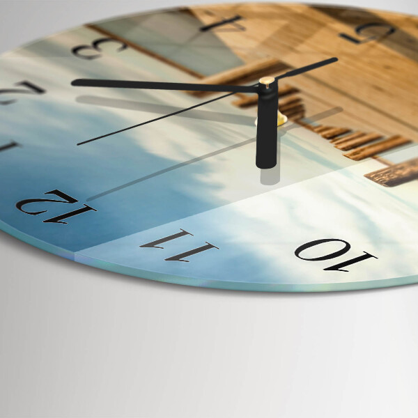 Reloj de pared redondo Puente