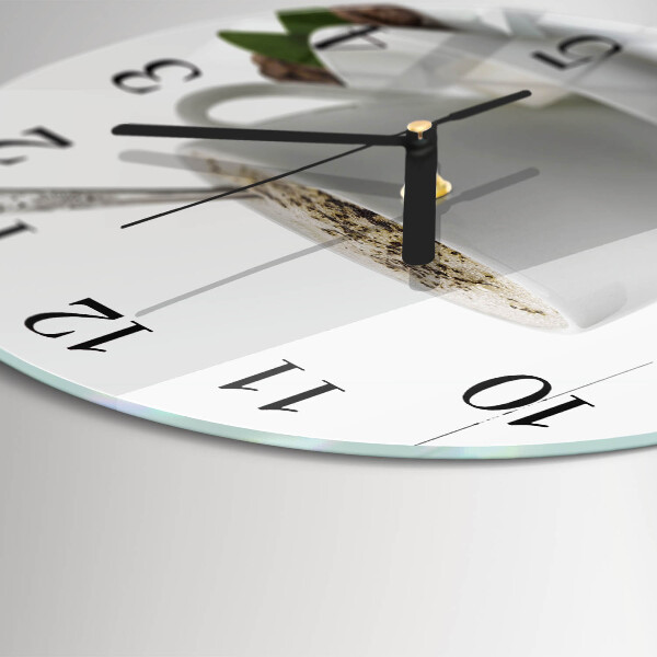 Reloj de pared redondo Una taza de anís