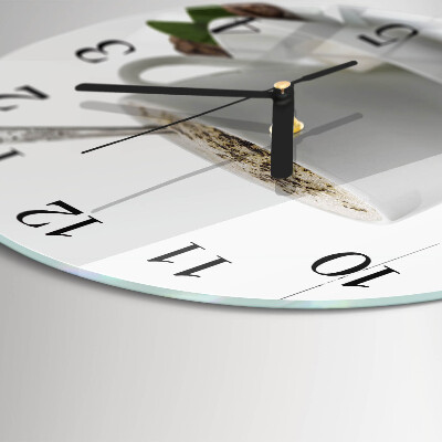 Reloj de pared redondo Una taza de anís