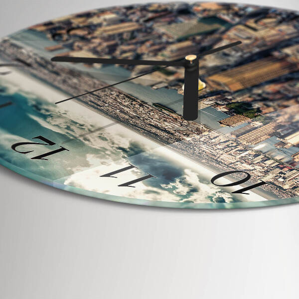 Reloj de pared redondo Nueva York