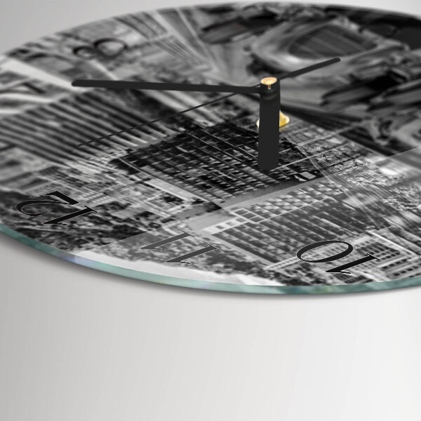 Reloj de pared redondo Coche de carreras