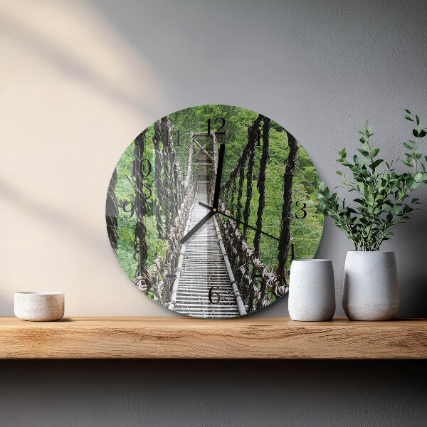 Reloj de pared redondo Puente colgante