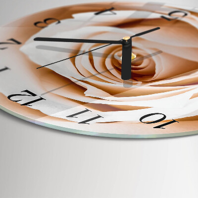 Reloj de pared redondo Rosa