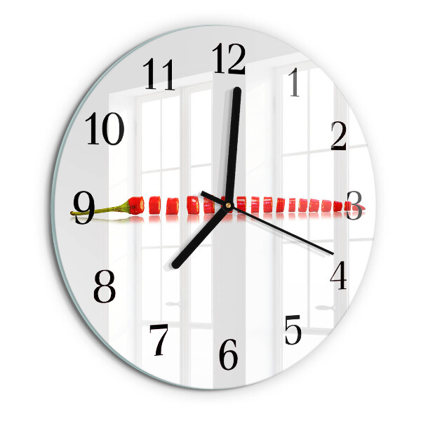 Reloj de pared redondo Ají picante