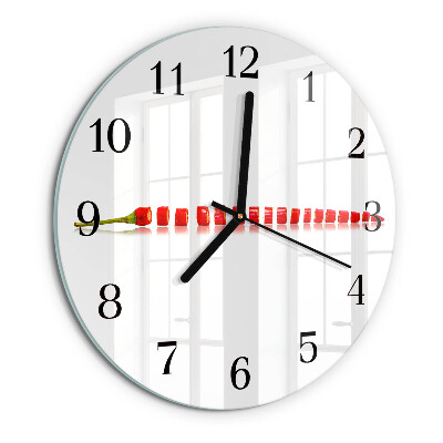 Reloj de pared redondo Ají picante
